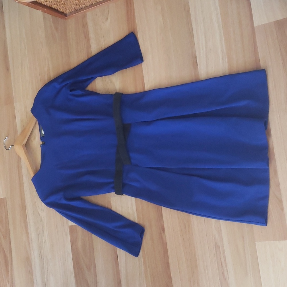 Anthropologie blue dress